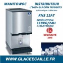 Distributeur glaçons nuggets 118 kg/24h MANITOWOC