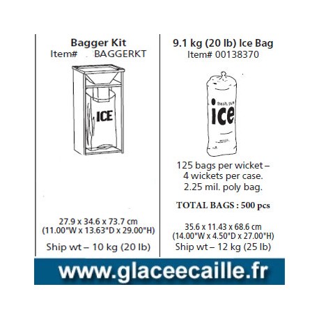 SAC DE GLACE 500