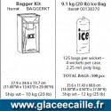 SAC DE GLACE DE 9 KG par 500