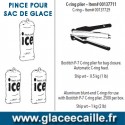 PINCE POUR SAC DE GLACE