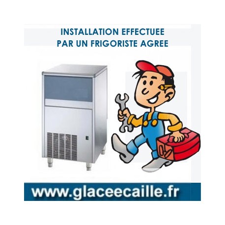 INSTALLATION MACHINE GLACE ECAILLE