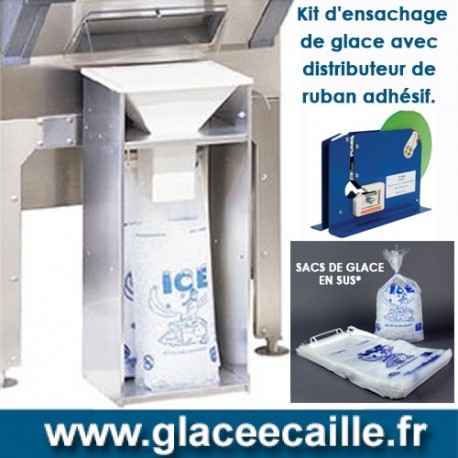 ENSACHEUR DE GLACE