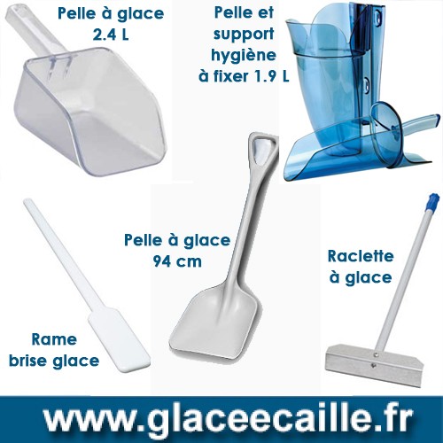 Pelle à Glace En Aluminium - Capacité 355 Ml - Design Moderne Et Léger - Parfaite Pour Servir Des Glaçons Dans Les Boissons