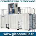 CONTENEUR DE STOCKAGE GLACE ECAILLE