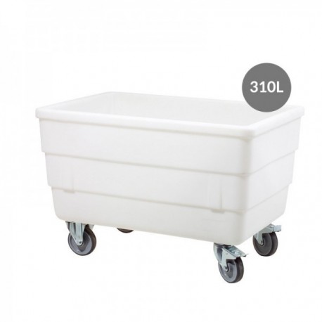 BAC AUTOPORTEUR ISOLE MOUSSE 310L ROUES INOX