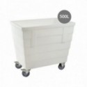 CHARIOT ALIMENTAIRE 500L ROUES INOX