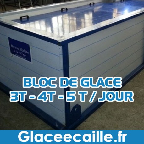 Machine de fabrication de blocs de glace tut03, Ricochet international