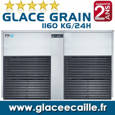 ITV Machine a glace grain Pilée 1100 kilo par 24h ITV