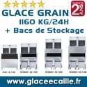 ITV Machine a glace grain Pilée 1100 kilo par 24h ITV