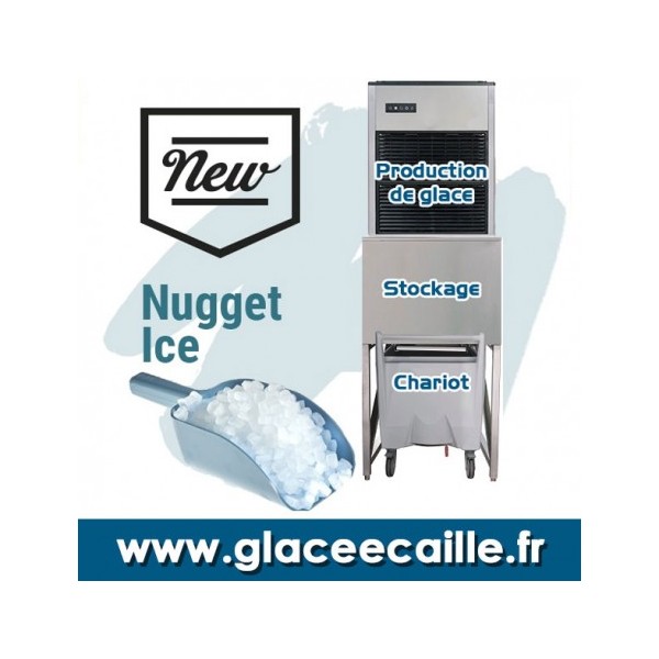 ITV Machine a glace grain Pilée 1100 kg par 24h ITV