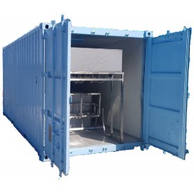 Machine à bloc de glace afrique conteneurisé