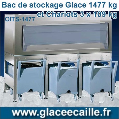 BAC DE STOCKAGE 1477 KG ODYSSEE AVEC 3 CHARIOTS
